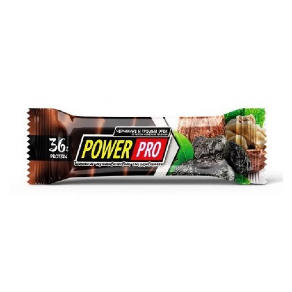 Протеїновий батончик Power Pro Nutella з чорносливом і горіхами, 60 г
