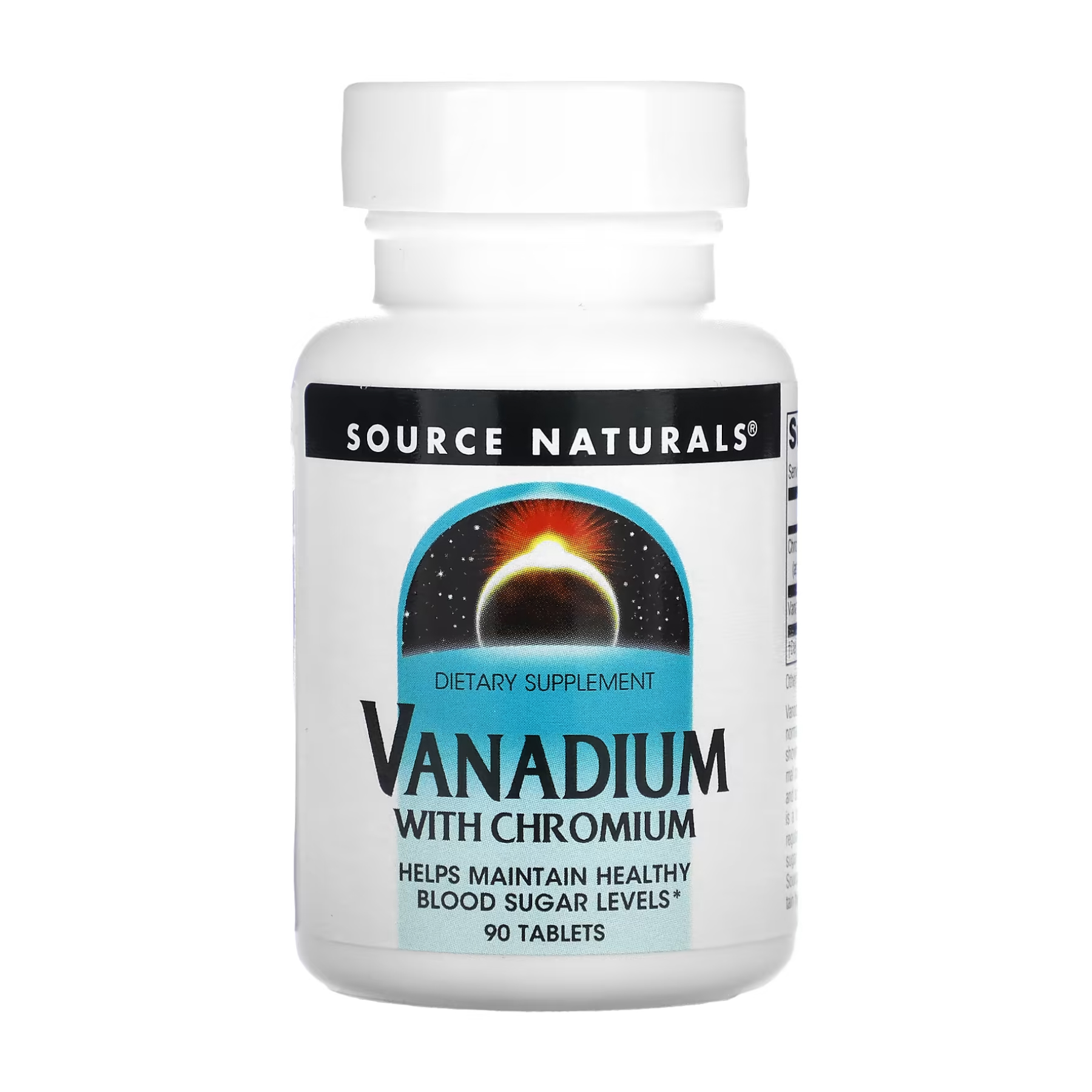 Ванадій з хромом Source Naturals, 90 таблеток