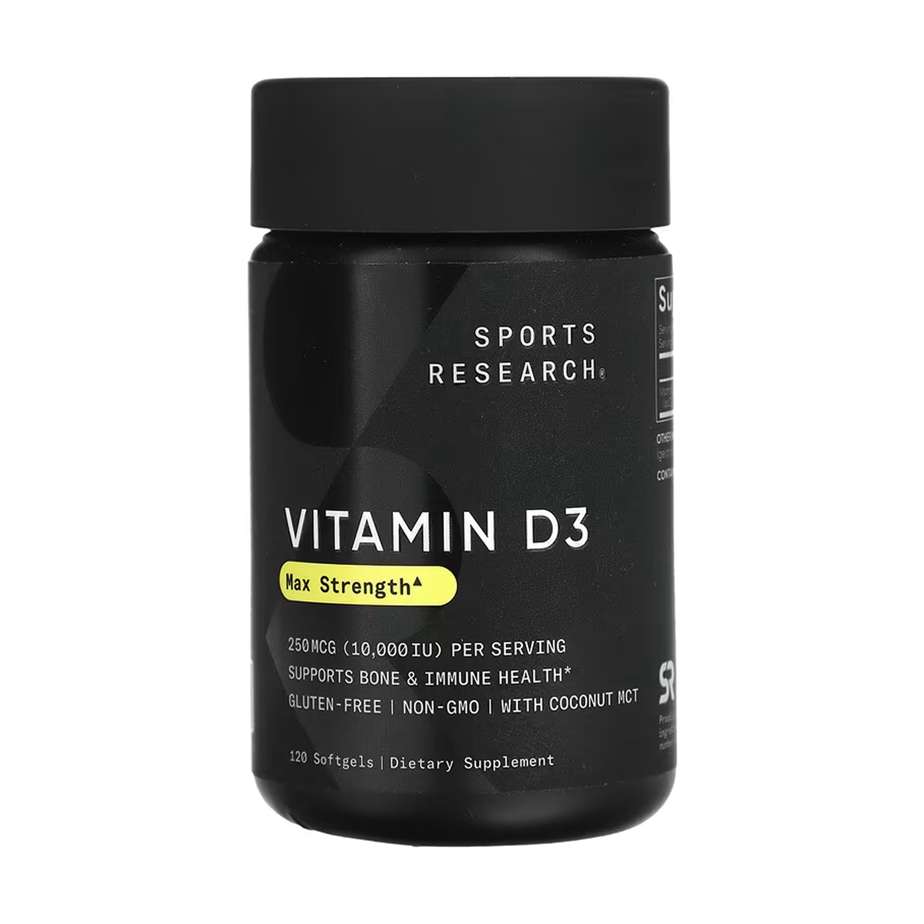 Вітамін D3 Sports Research 10000 МО, 120 капсул