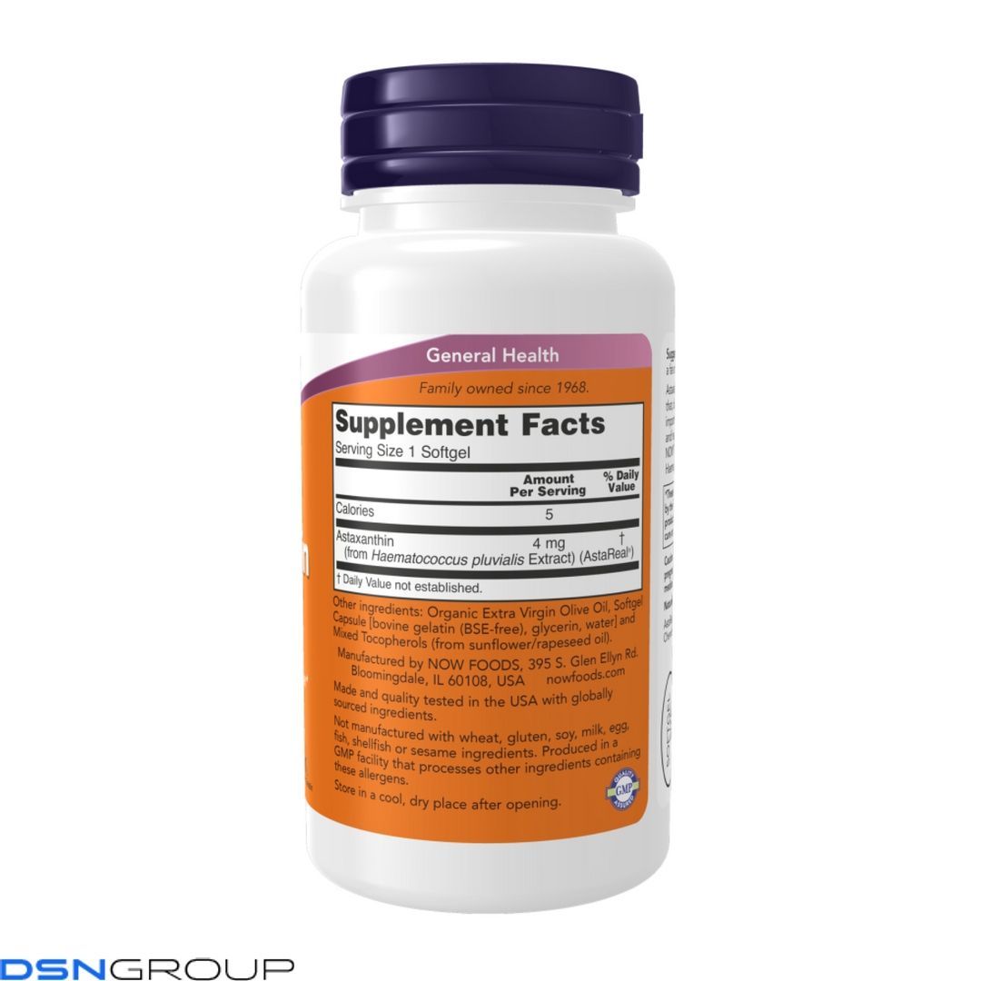 (12.02 Ожидание) Astaxanthin 4 mg - 90 softgels