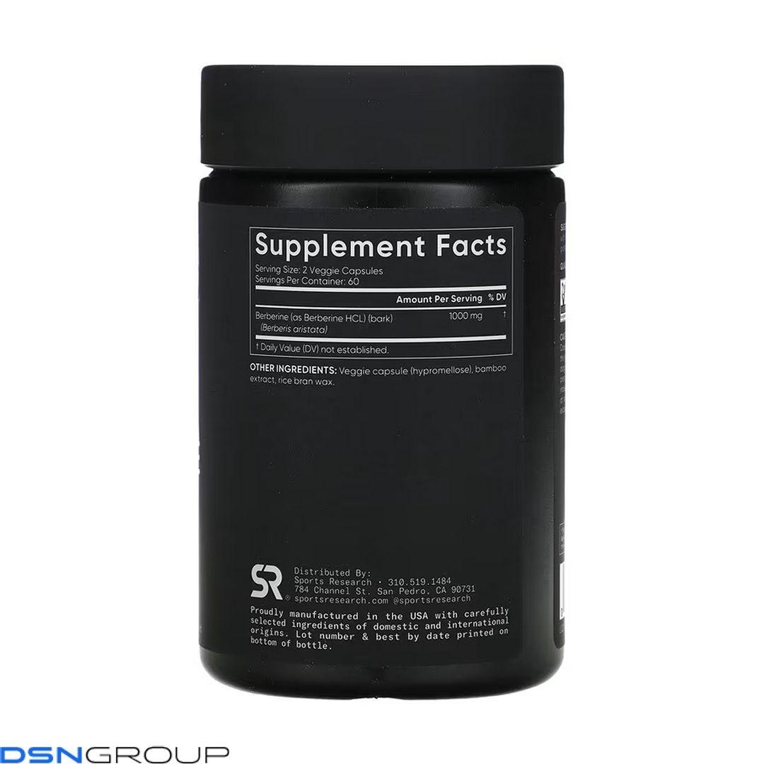 Berberine 1000mg - 120 vcaps