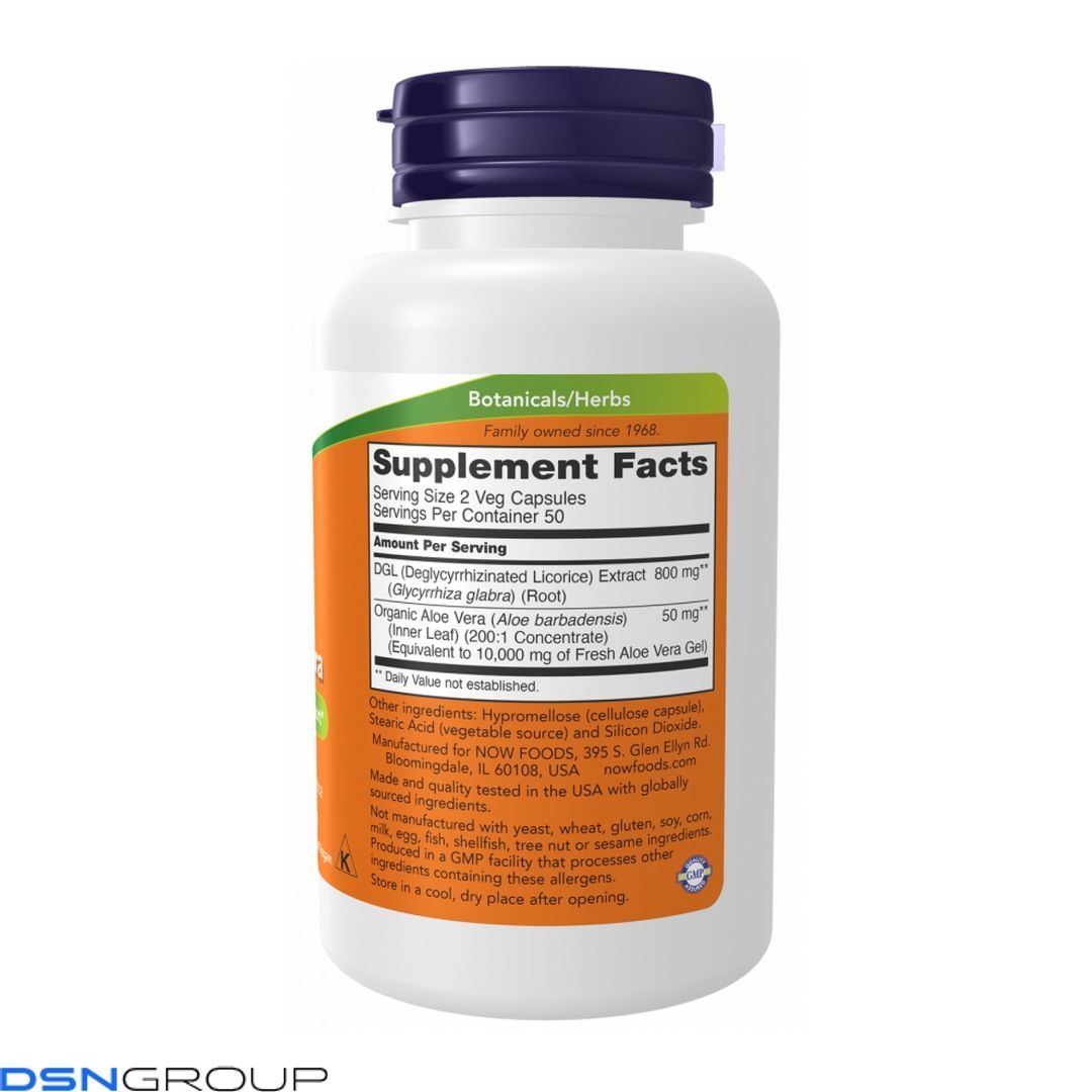 DGL with Aloe Vera - 100 vcaps
