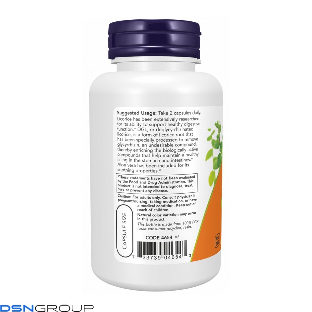 DGL with Aloe Vera - 100 vcaps