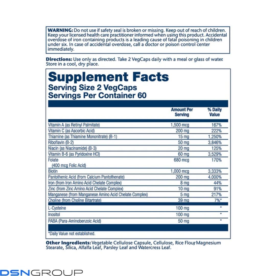 Hair Nutrients - 120 vcaps