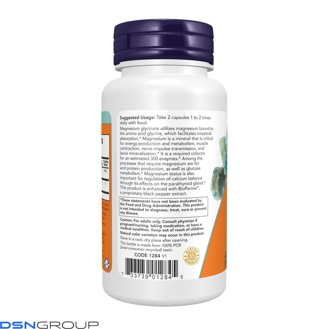 Magnesium Glycinate with BioPerine - 60 vcaps