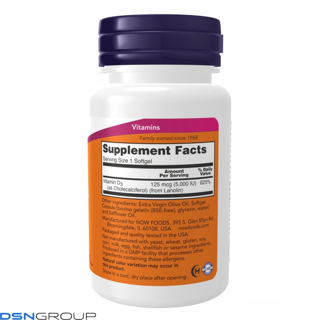VIT D-3 5000 IU - 240 sgels