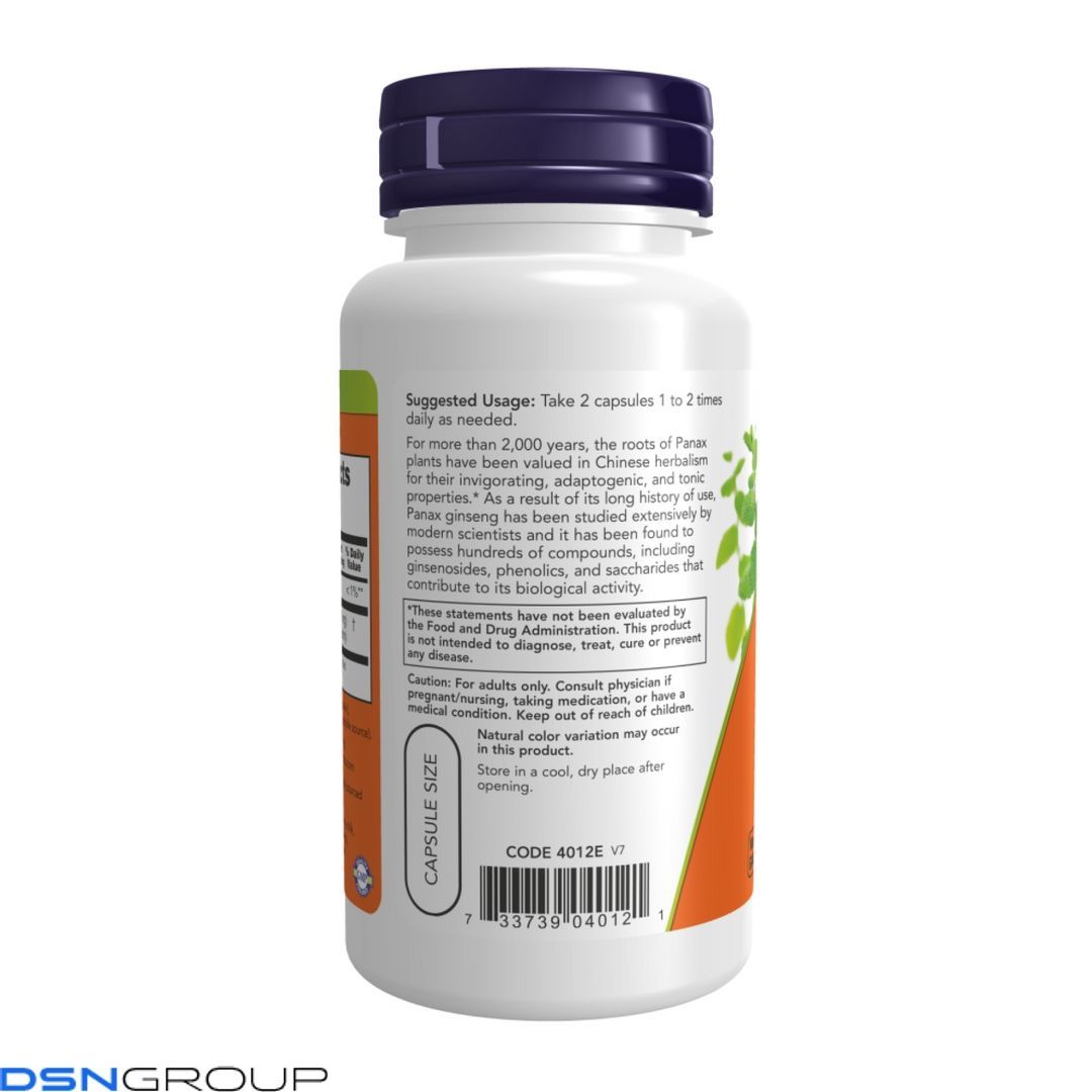 Panax Ginseng 500mg - 250 vcaps