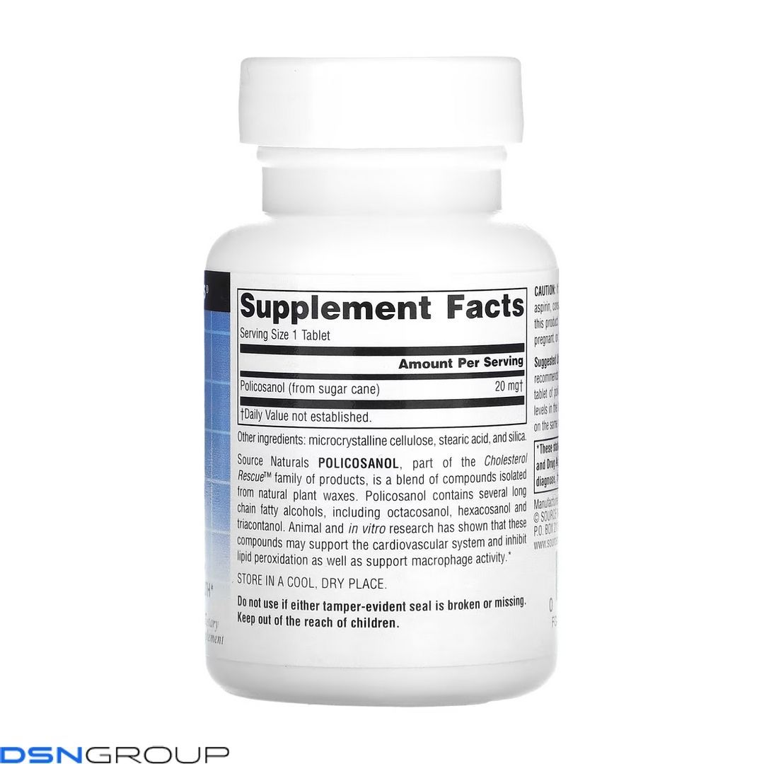 Policosanol 20mg - 60 tabs