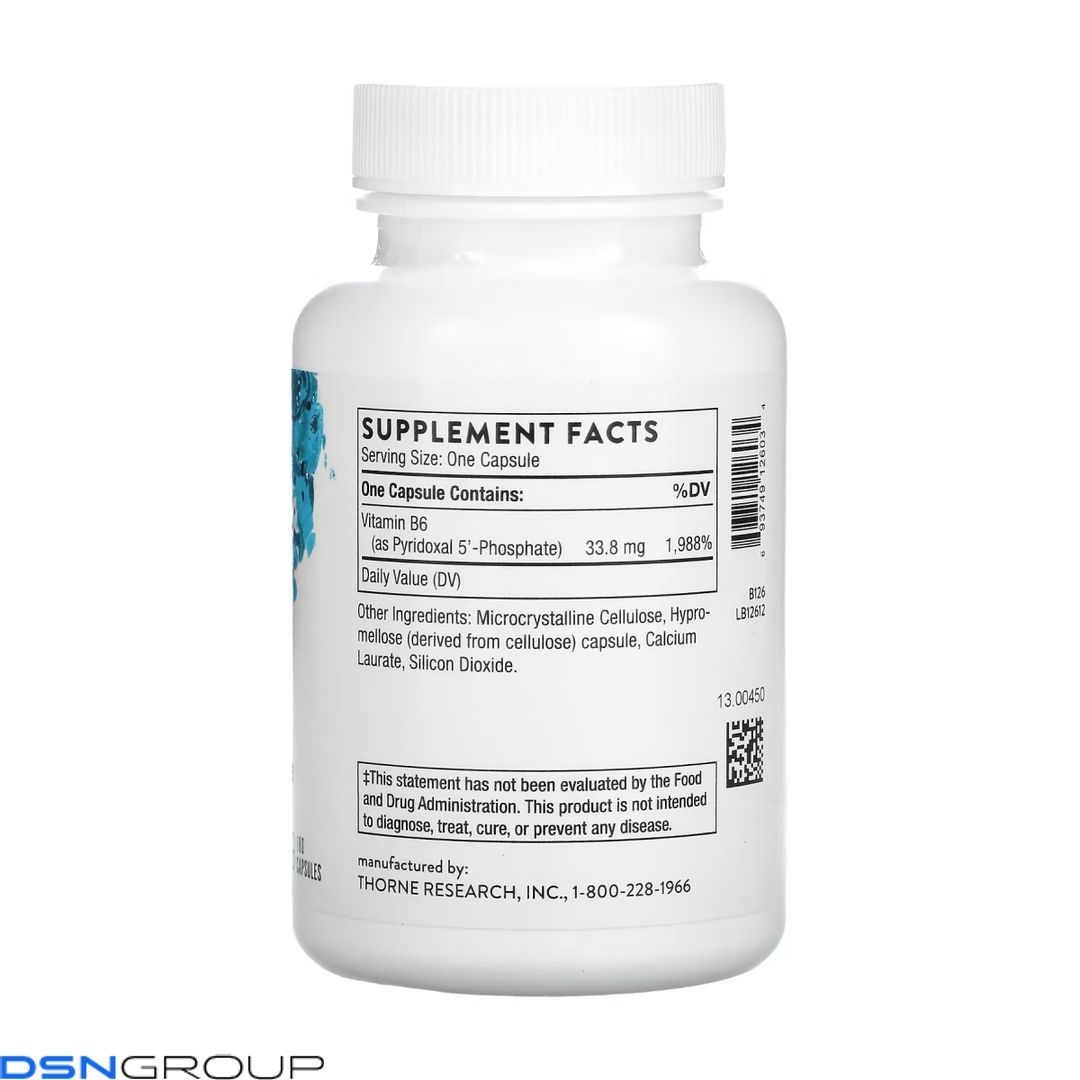 Pyridoxal 5'- Phosphate - 180 vcaps