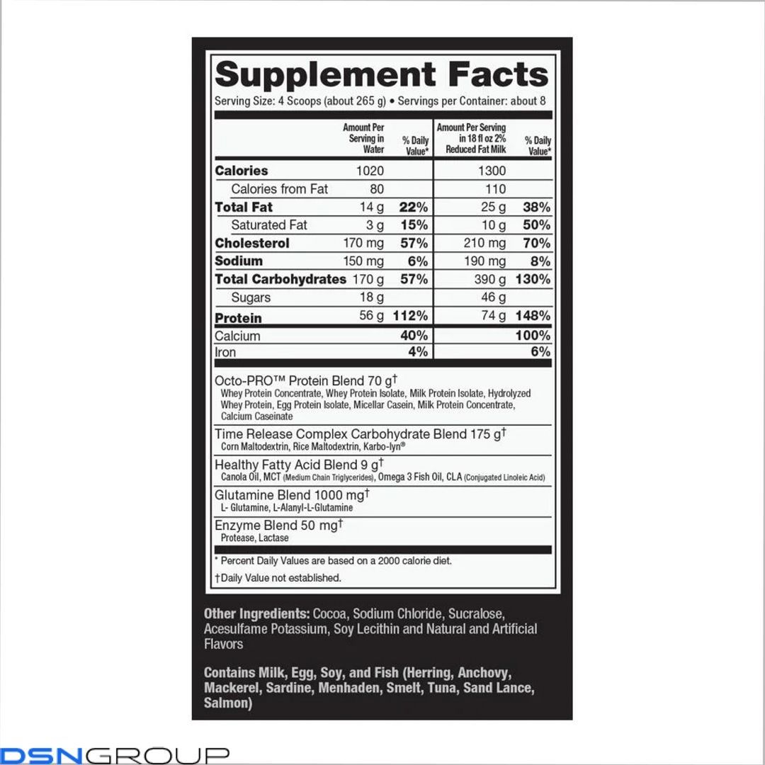Muscle Juice Revolution 2600 - 2120g Chocolate Creme