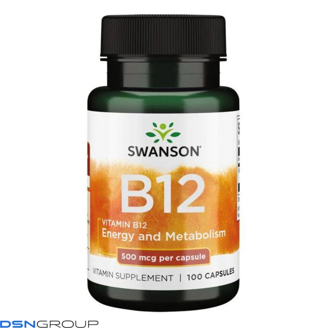 Vitamin B12 500 mcg - 100 Caps (Повреждена банка) 2023-10-7538 фото Vitamin B12 500 mcg - 100 Caps (Повреждена банка)