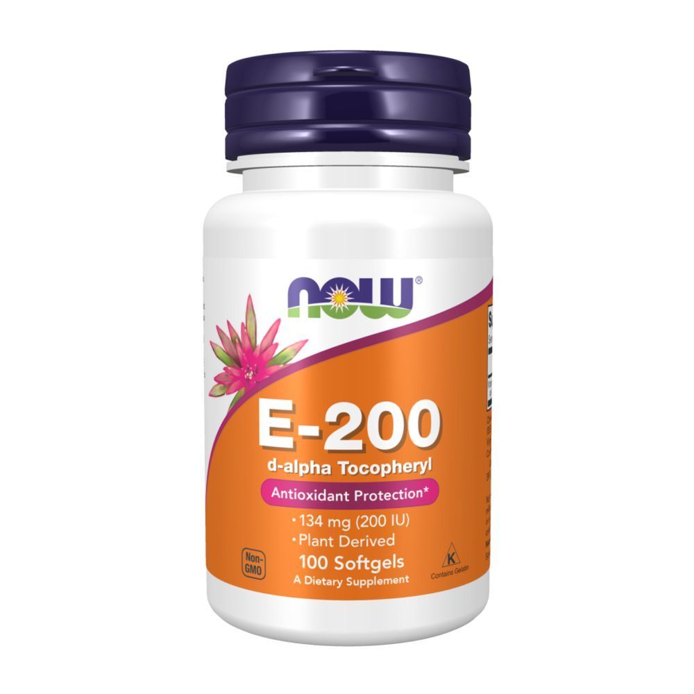 (12.02 Ожидание) Vitamin E-200 D-Alpha Tocopheryl - 100 softgels