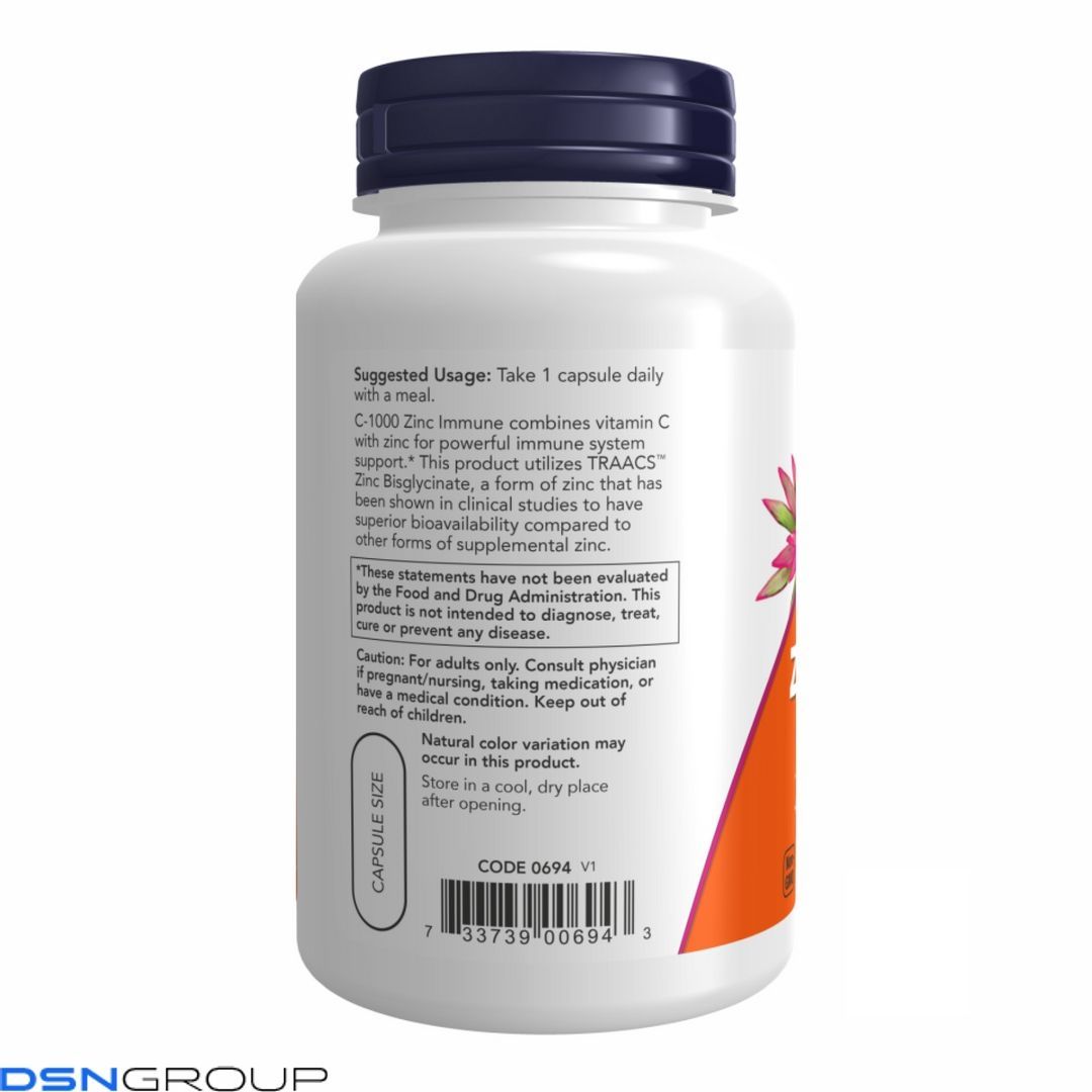 (12.02 Ожидание) C-1000 Zinc Immune - 90 vcaps