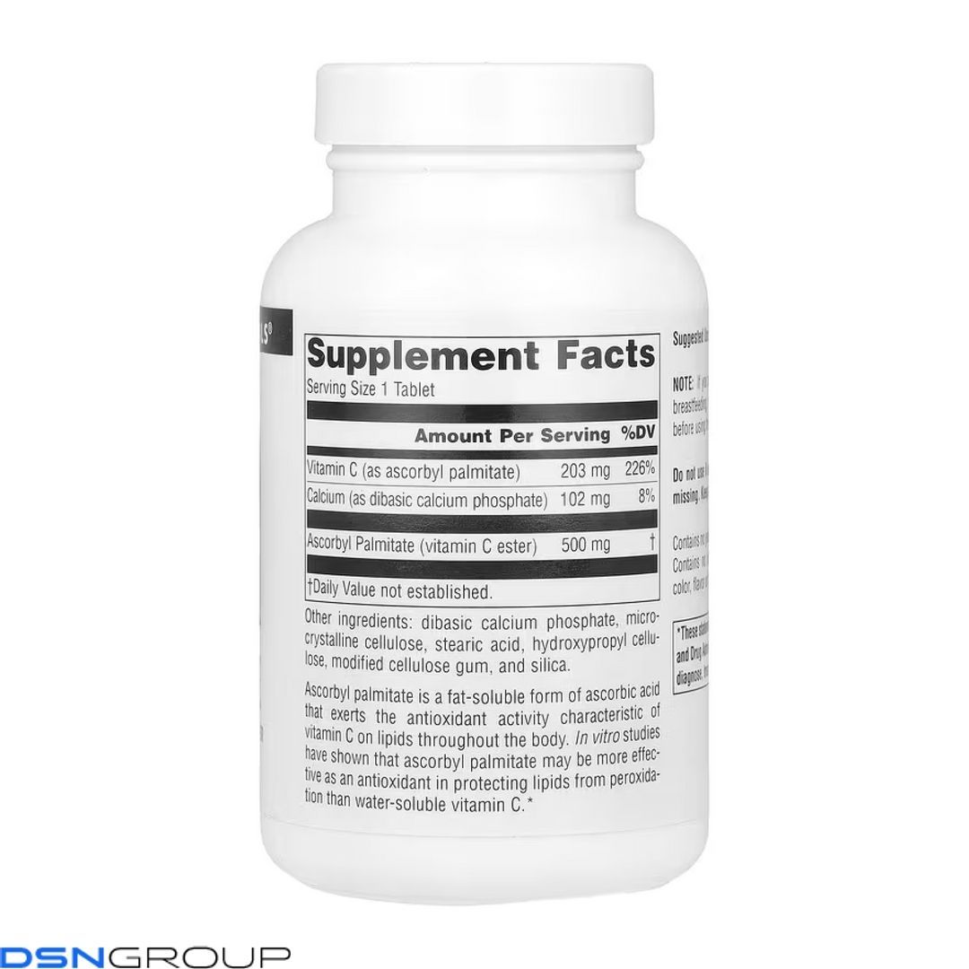 Ascorbyl Palmitate 500mg - 90 tabs