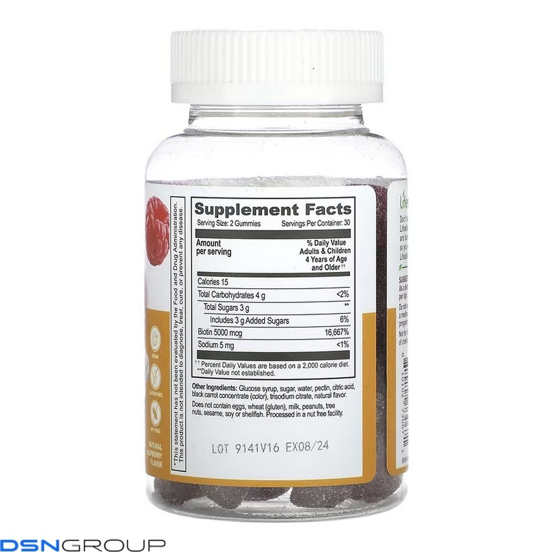 Biotin 5,000 mcg Kids - 60 gummies