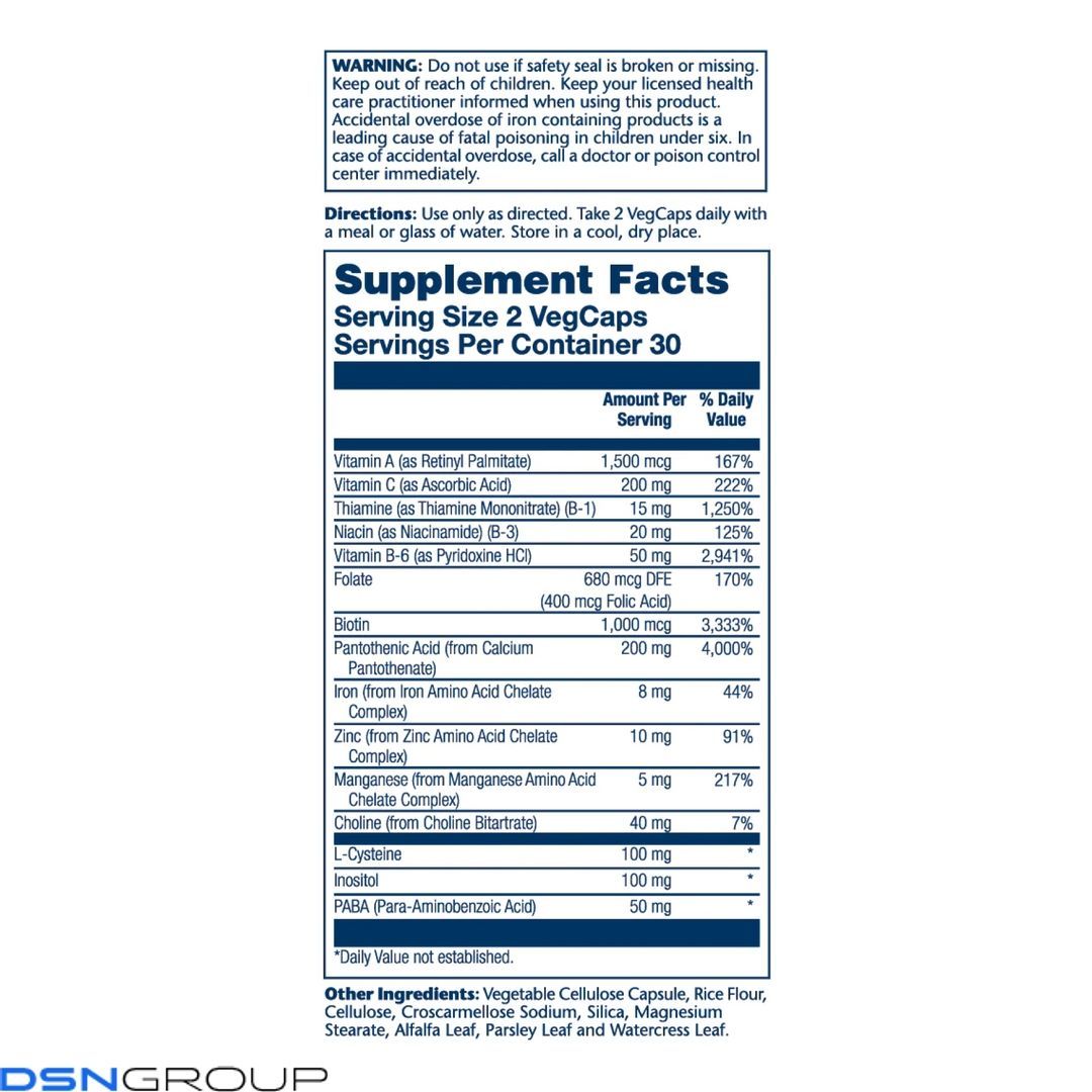 Hair Nutrients - 60 vcaps