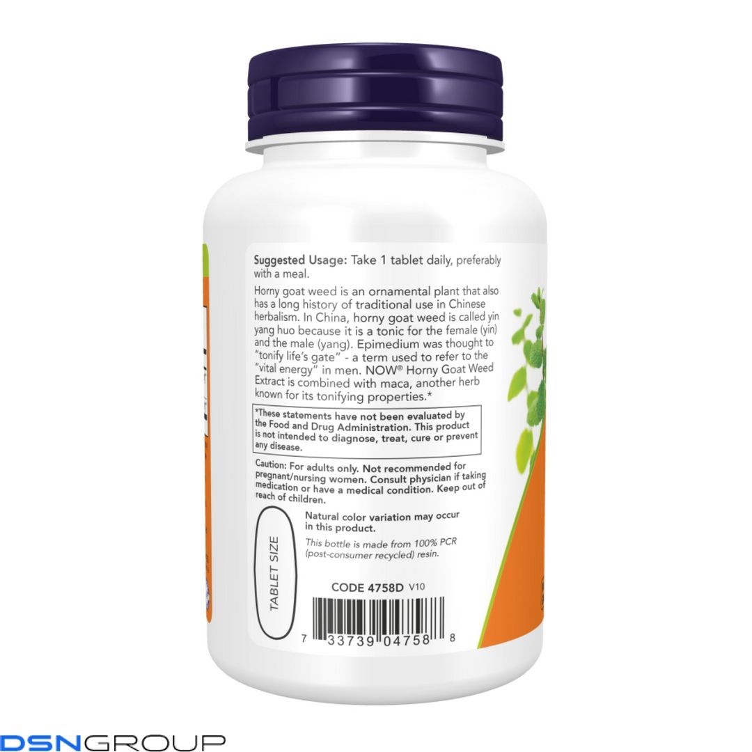 Horny Goat Weed Extract 750 mg - 90 tabs