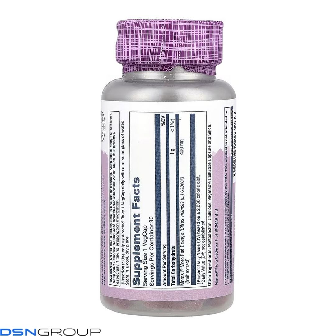 Moro Red Orange 400 mg - 30 vcaps