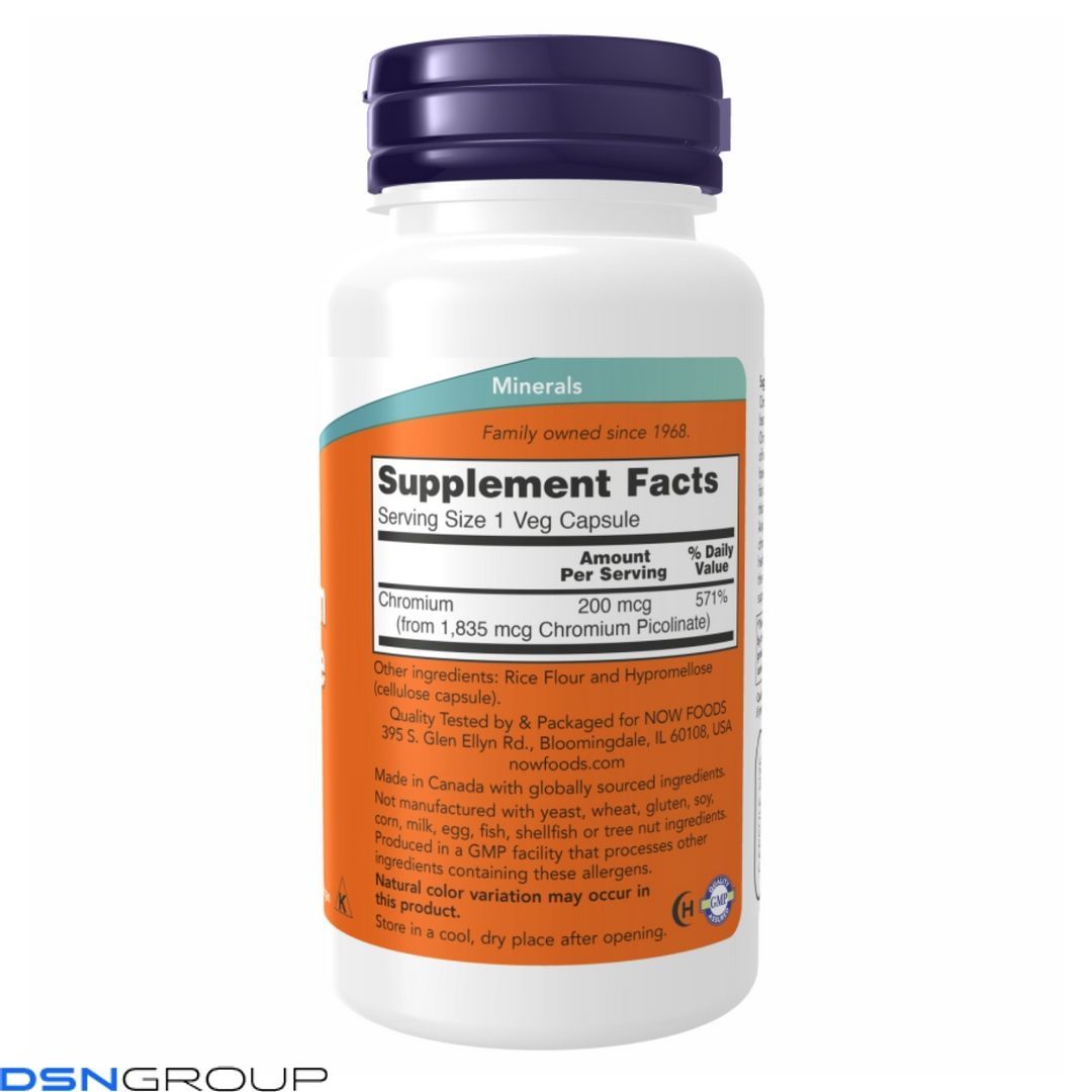 Chromium Picolinate 200mcg - 100caps