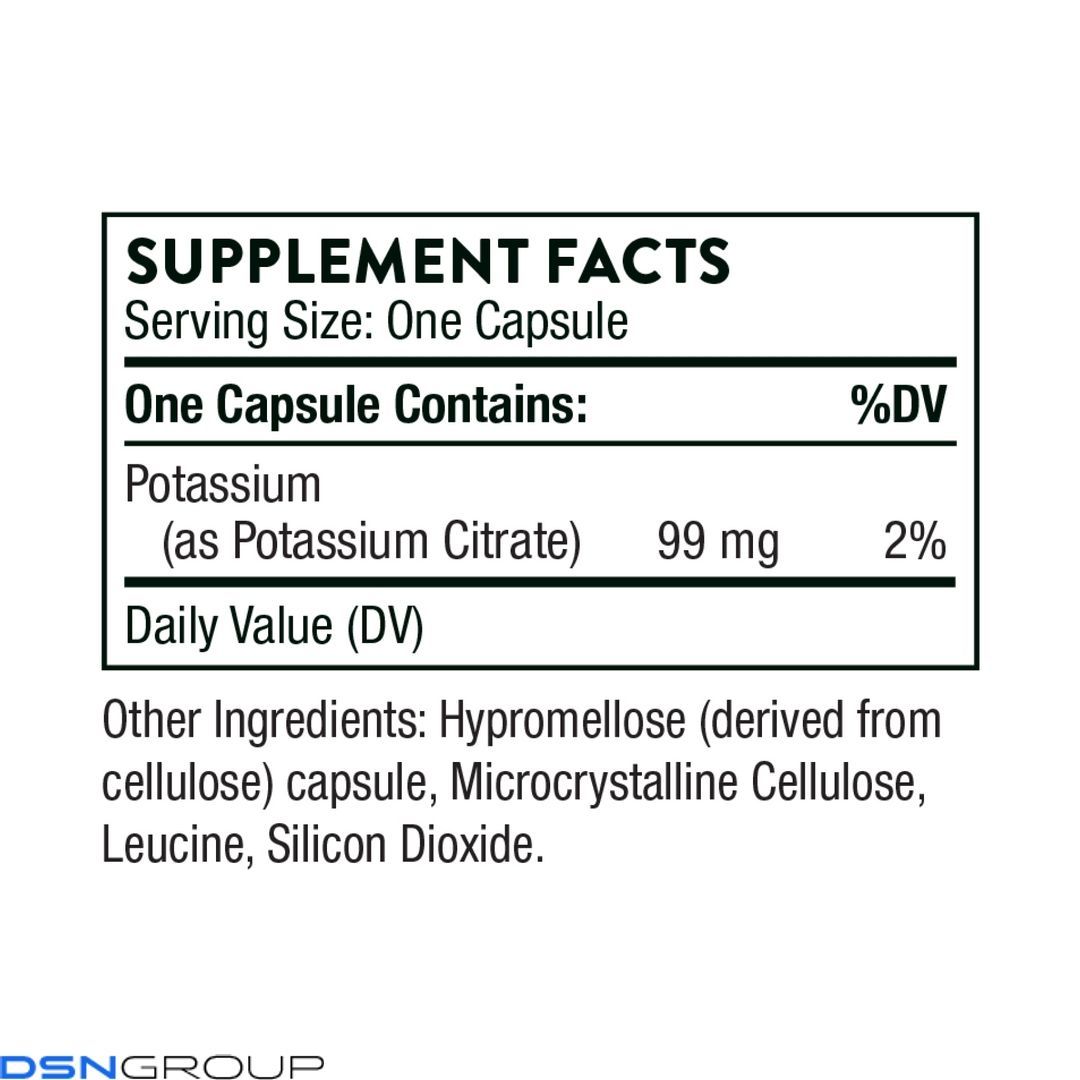 Potassium Citrate - 90 caps