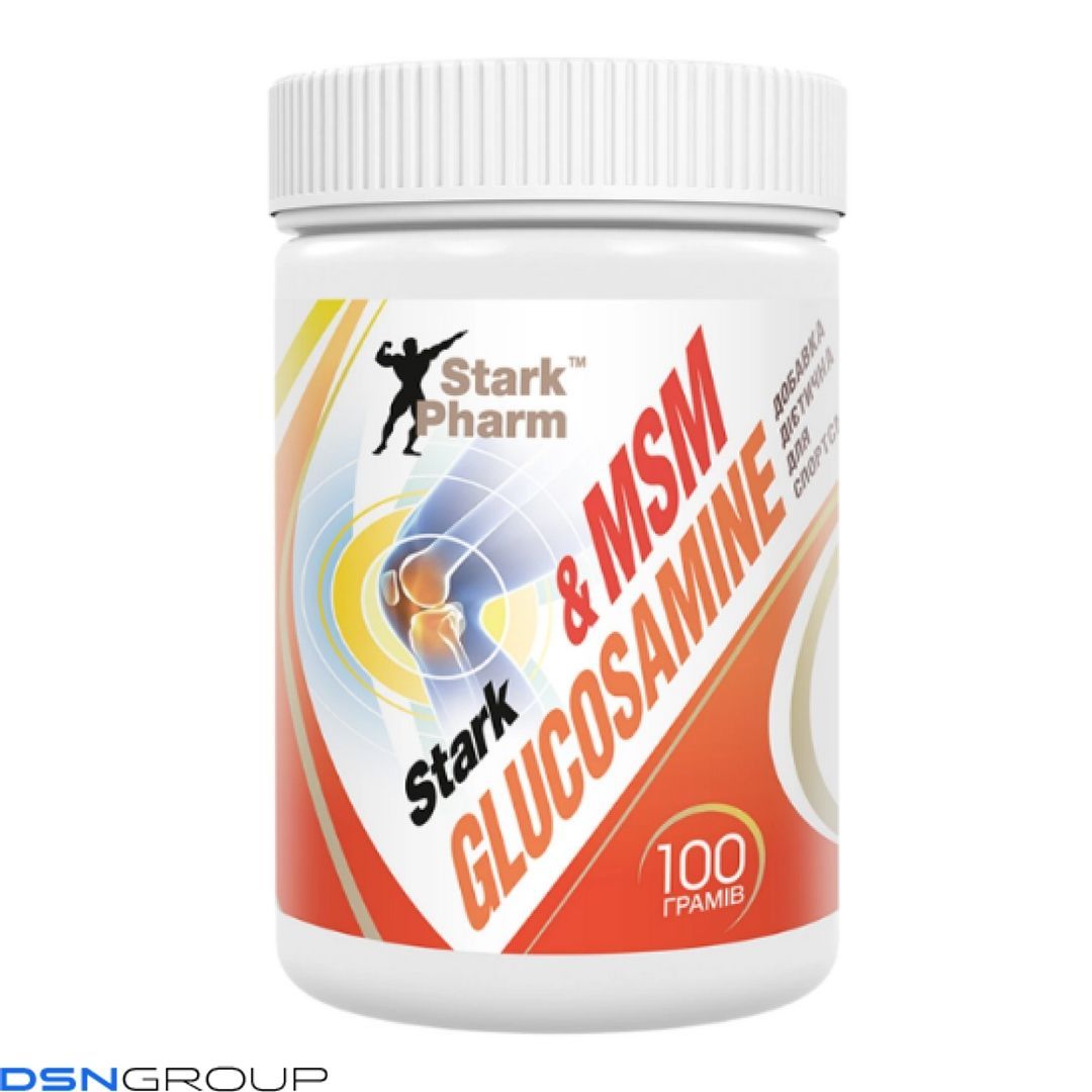 Glucosamine MSM - 100g 100-68-7233651-20 фото Glucosamine MSM - 100g