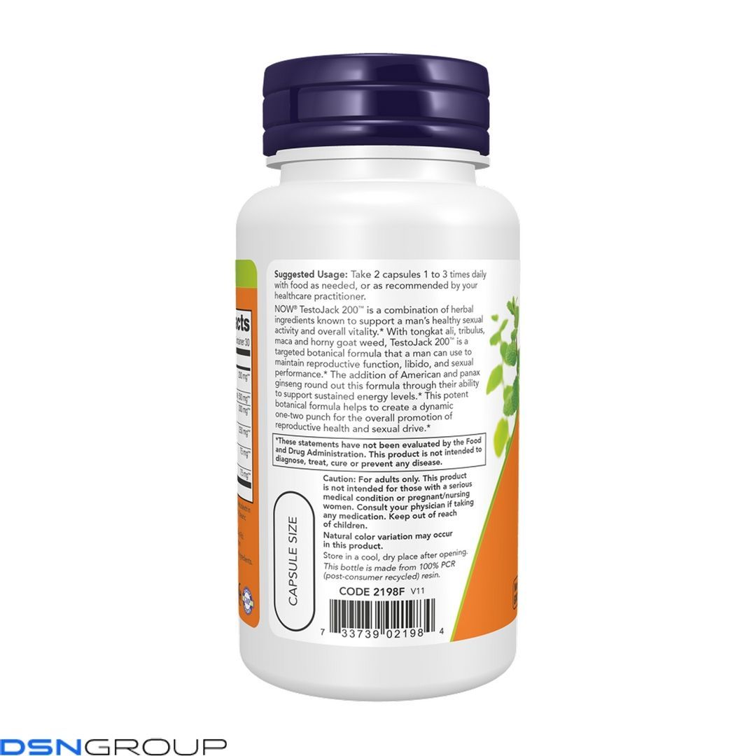 TestoJack 200&trade; - 60 vcaps
