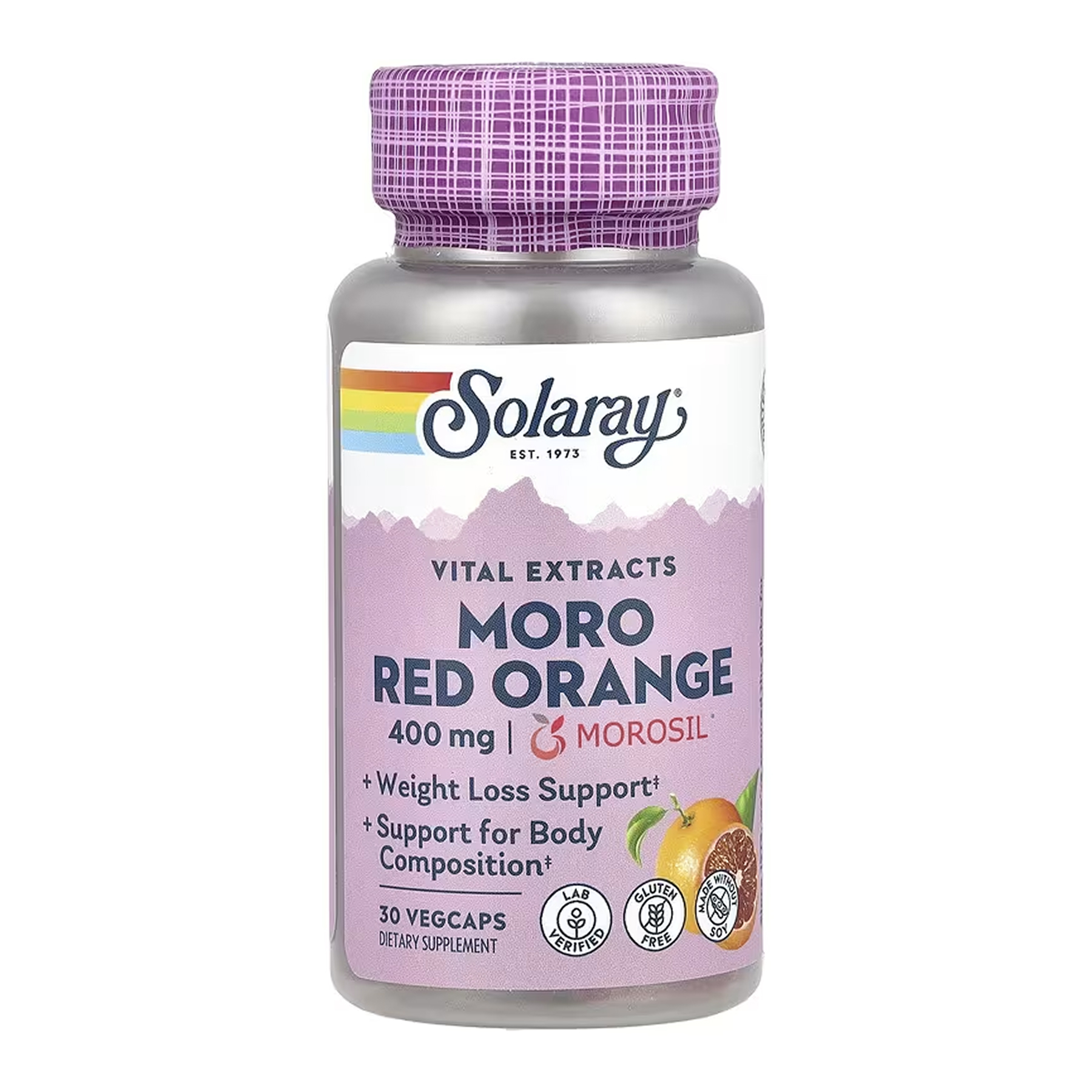 Solaray Moro Red Orange 400 мг, 30 капсул