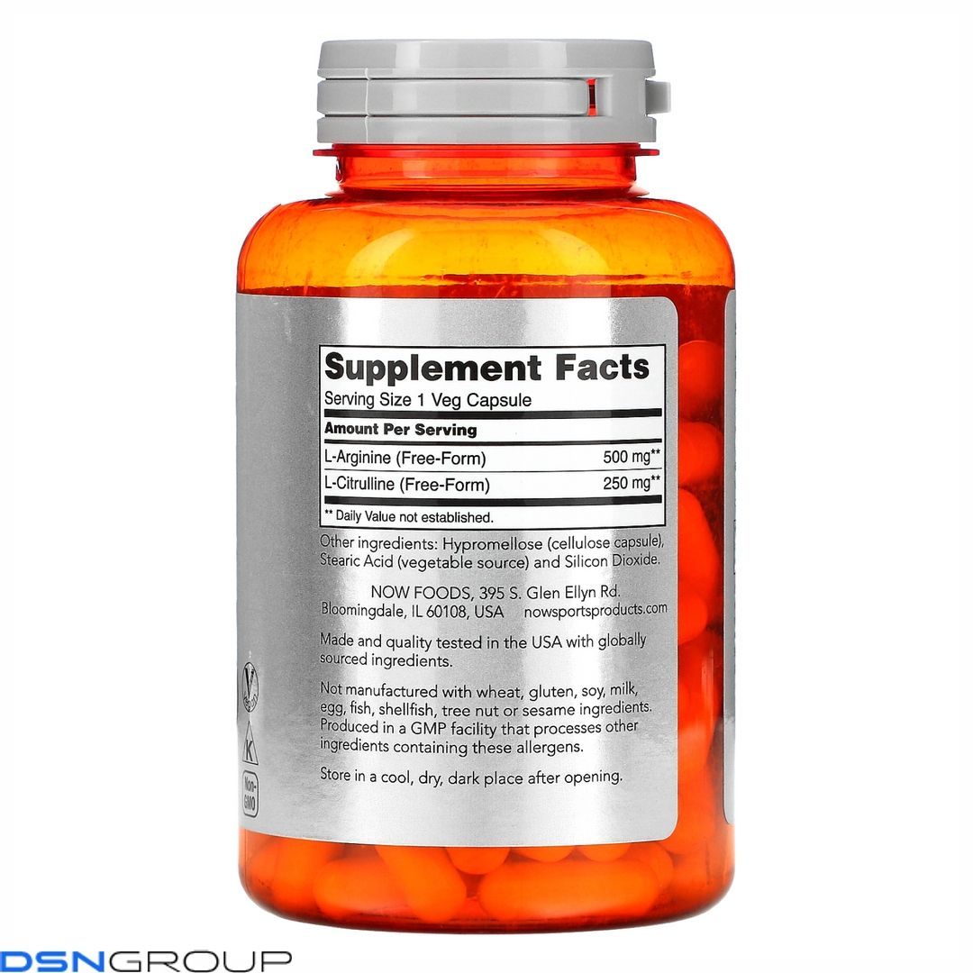 (12.02 Очікування) Arginine 500mg Citruline 250mg - 120 vcaps pre_2022-10-0648 фото (12.02 Очікування) Arginine 500mg Citruline 250mg - 120 vcaps