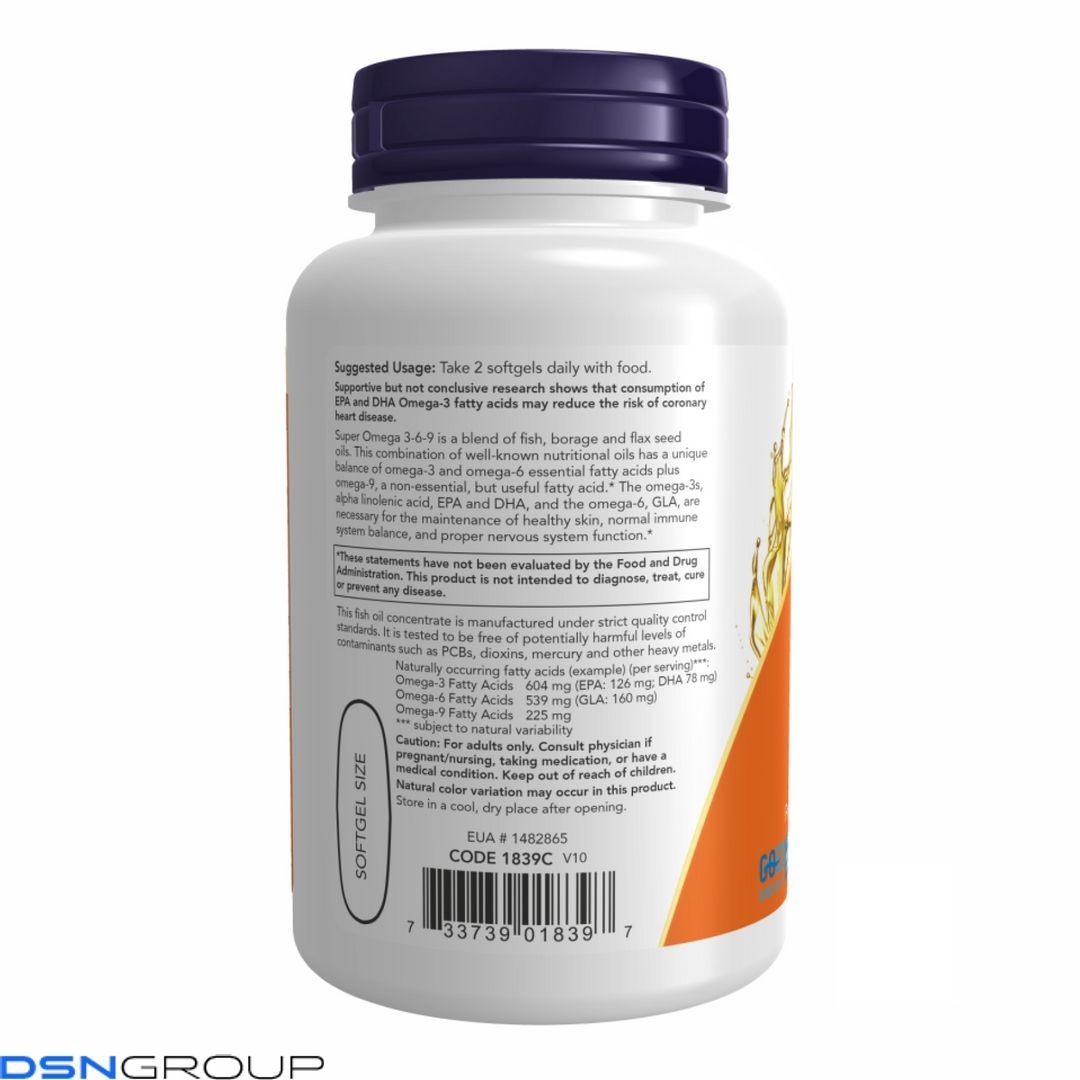(12.02 Ожидание) (27.02 Ожидание) Super Omega 3-6-9 1200 mg - 180 sgels pre_2022-10-0069 фото (12.02 Ожидание) (27.02 Ожидание) Super Omega 3-6-9 1200 mg - 180 sgels