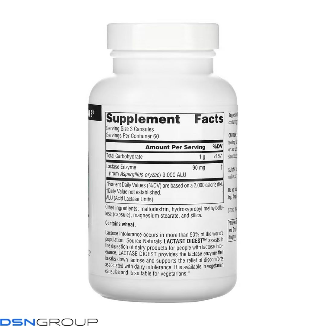 Lactase Digest 30mg - 180 caps 2023-10-4332 фото Lactase Digest 30mg - 180 caps