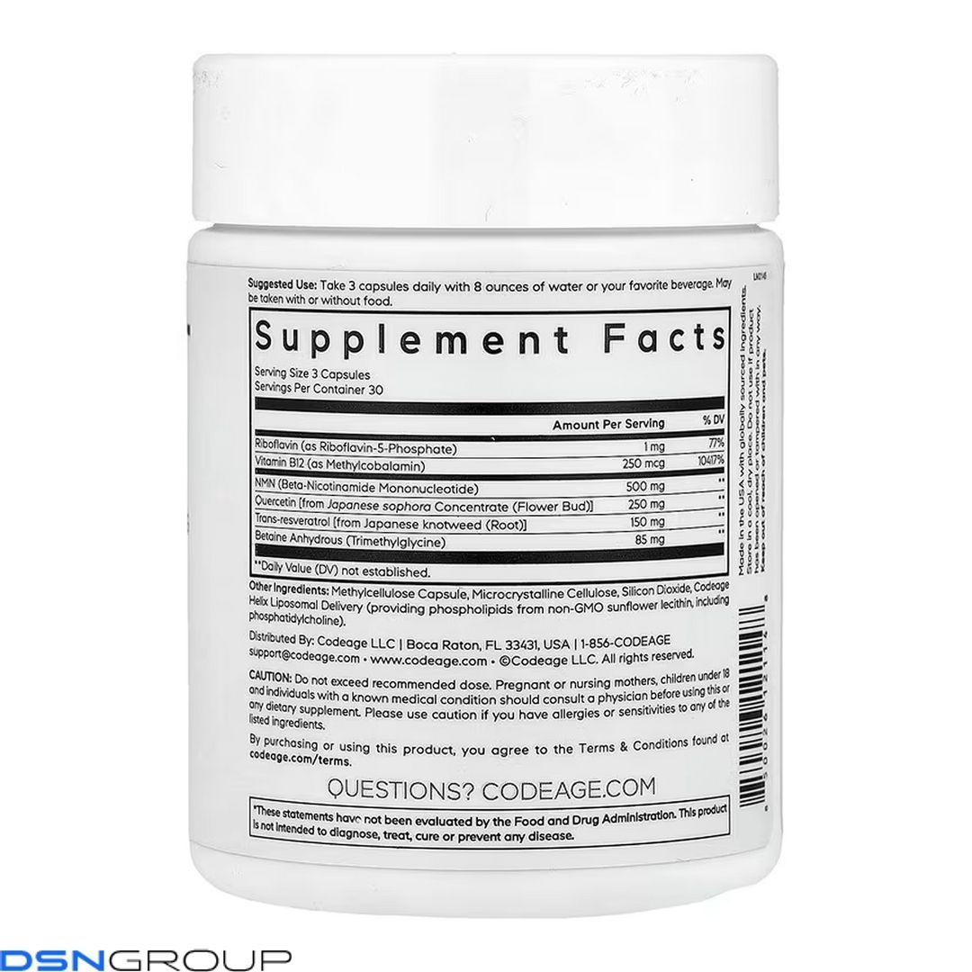 Liposomal NMN Platinum - 90 vcaps