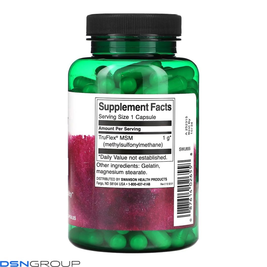 MSM 1000mg - 120 caps
