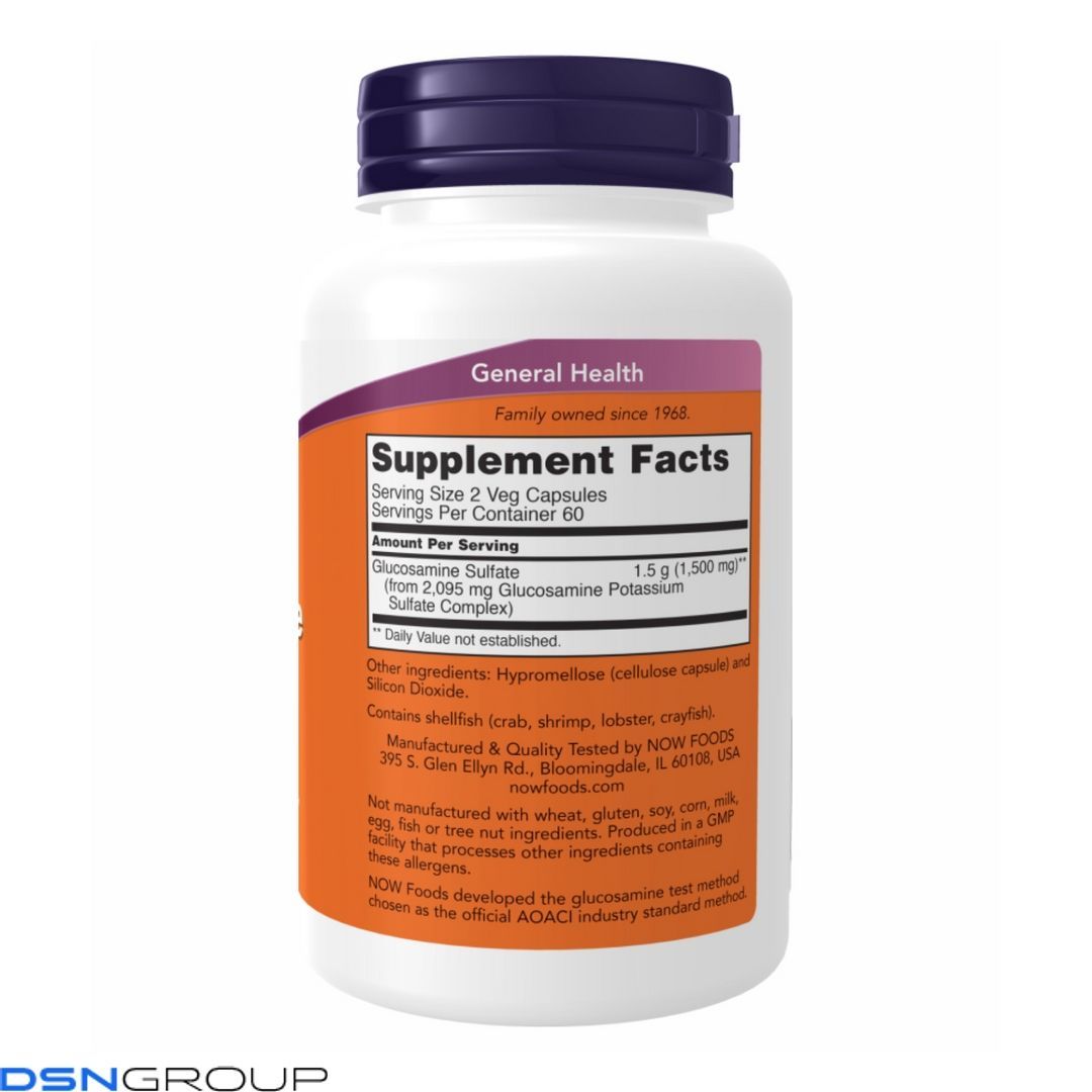 Glucosamine Sulfate 750mg - 240 vcaps 2022-10-2398 фото Glucosamine Sulfate 750mg - 240 vcaps