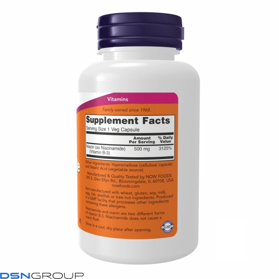 NIACINAMIDE 500mg - 100 vcaps