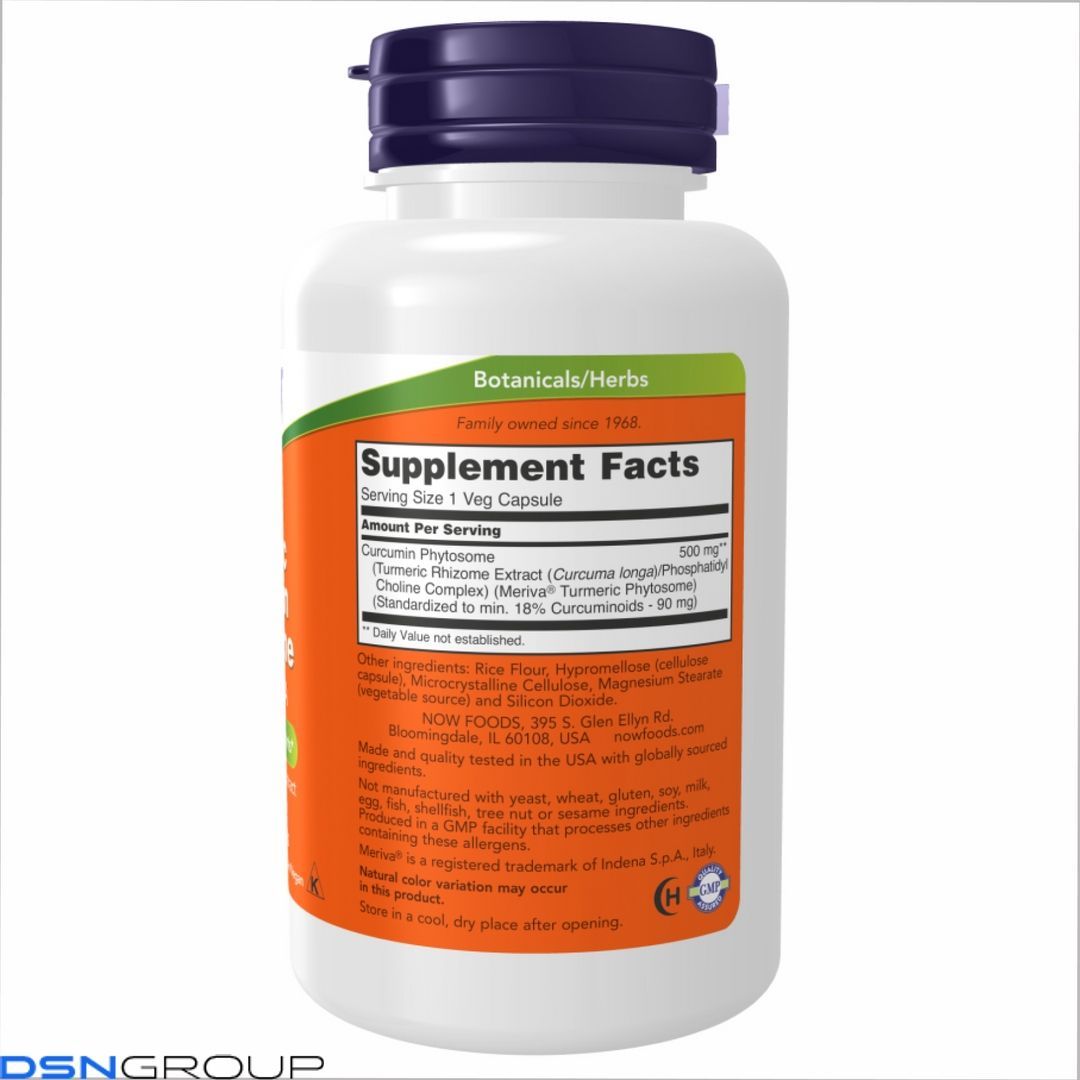 Turmeric Curcumin Phytosome 500mg - 60 vcaps