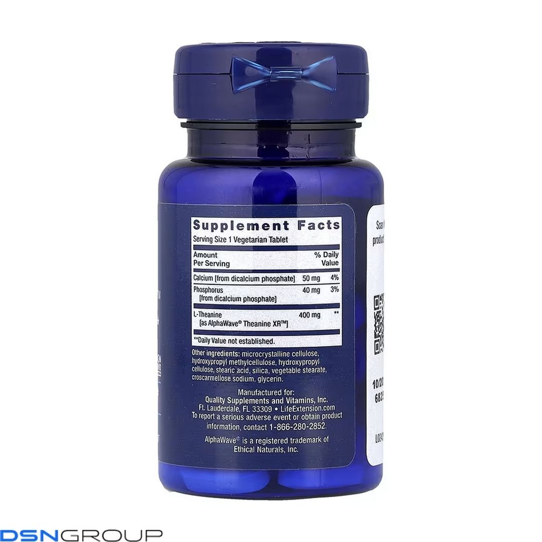 Theanine XR&trade; Stress Relief - 30 vegetarian tablets