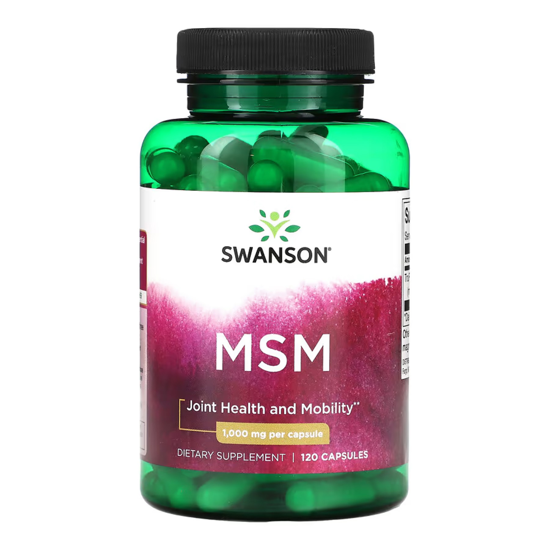 MSM Swanson 1000 мг, 120 капсул