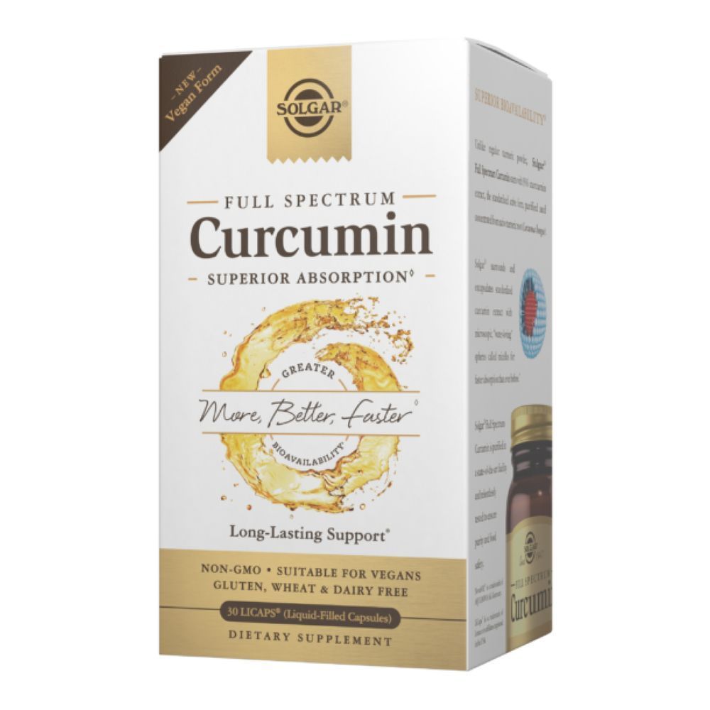 Full Spectrum Curcumin Liquid Extract - 30 softgels (Пошкоджена упаковка)
