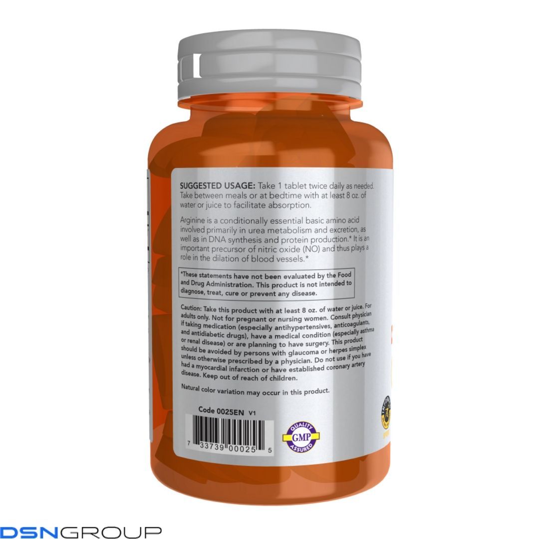 (12.02 Ожидание) Arginine 1000mg - 60 tabs