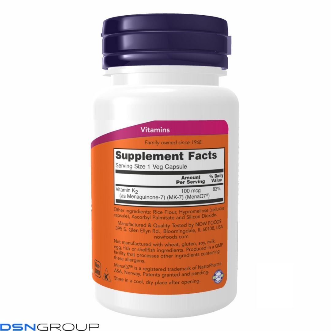 (12.02 Ожидание) Vitamin K-2 (MK7) 100 mcg - 60 vcaps