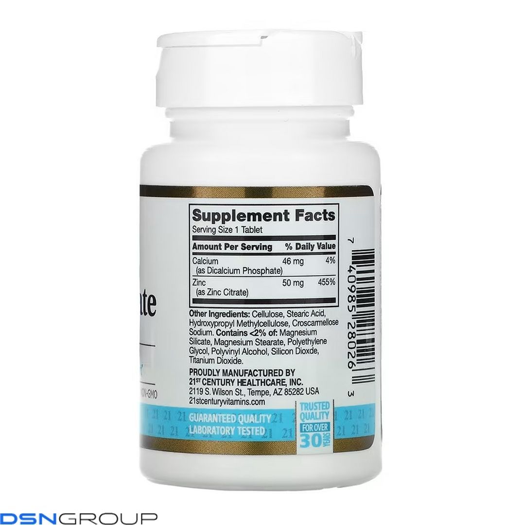 Zinc Citrate 50 mg - 60 tabs