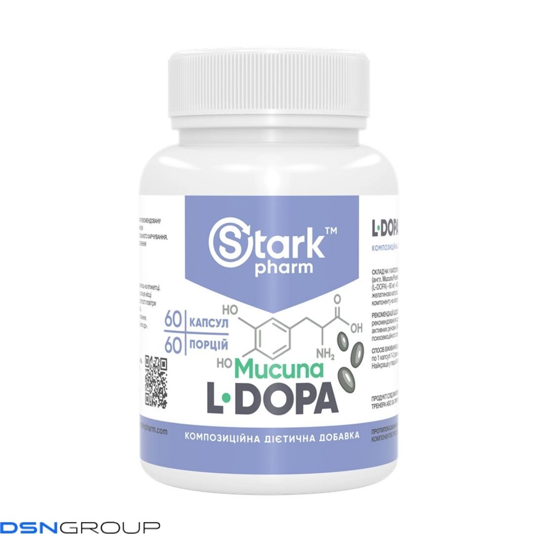L-Dopa Mucuna 400mg - 60 caps 2023-10-3379 фото L-Dopa Mucuna 400mg - 60 caps