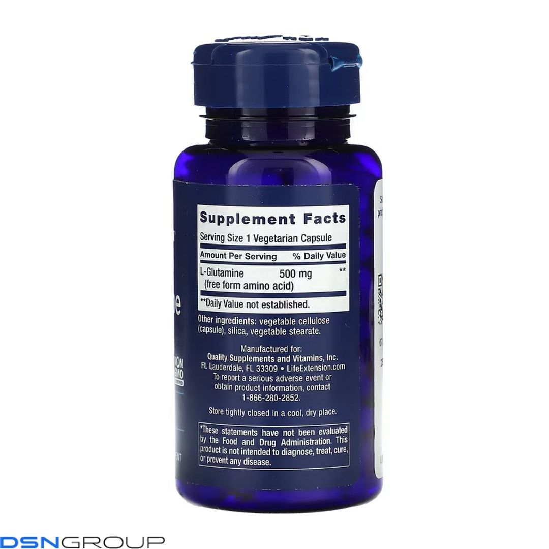 L-Glutamine 500 mg - 100 vcaps