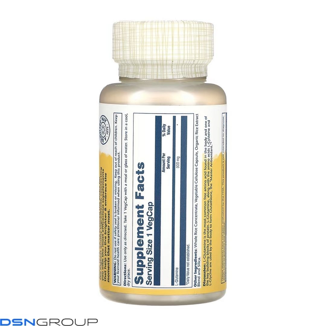 L-Glutamine 500mg - 50 vcaps