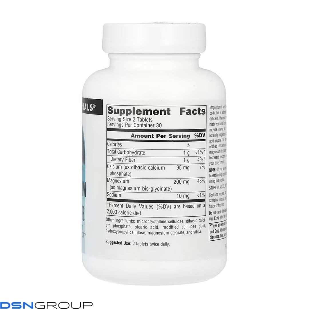 Magnesium Glycinate - 60 tabs