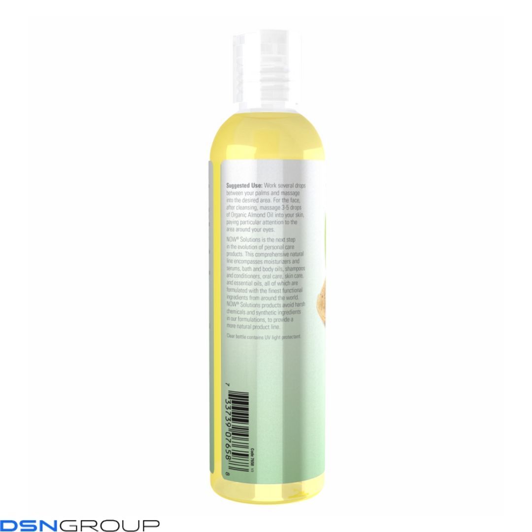Organic Almond Oil - 8 oz