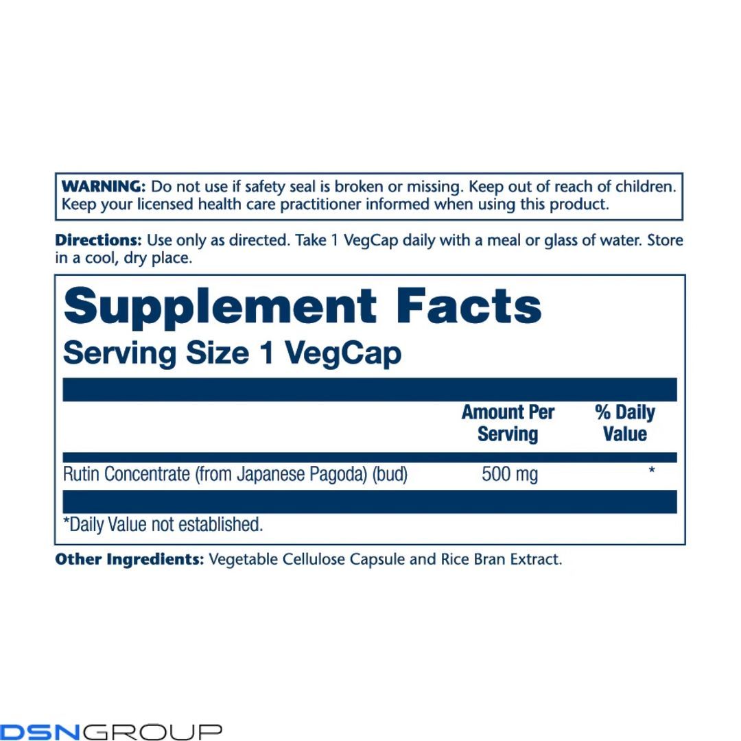 Rutin 500mg - 90 vcaps