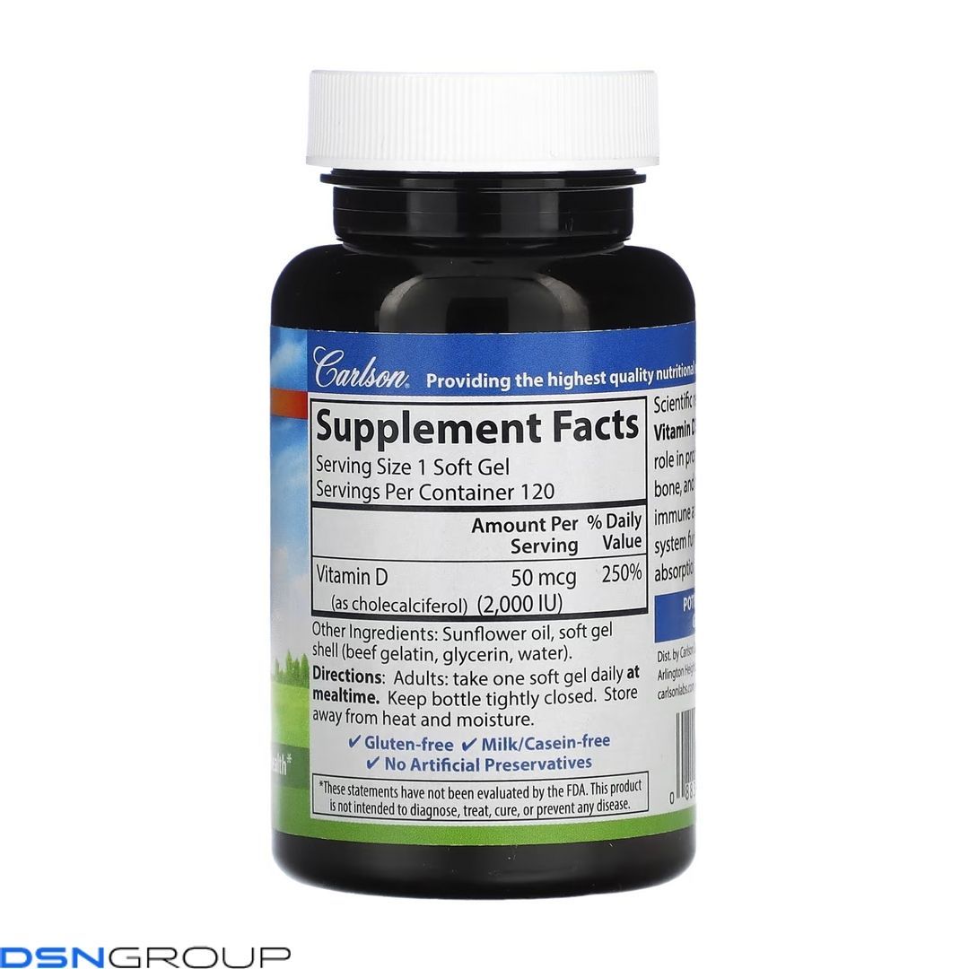 Vitamin D 2000 IU - 120 softgels
