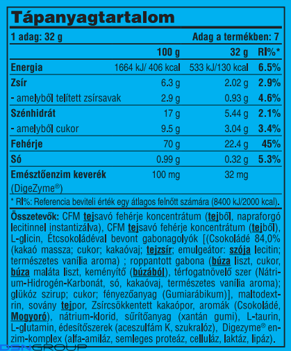 Compact Magic Whey Protein - 224g Chocolate Nougat with Choco Pieces
