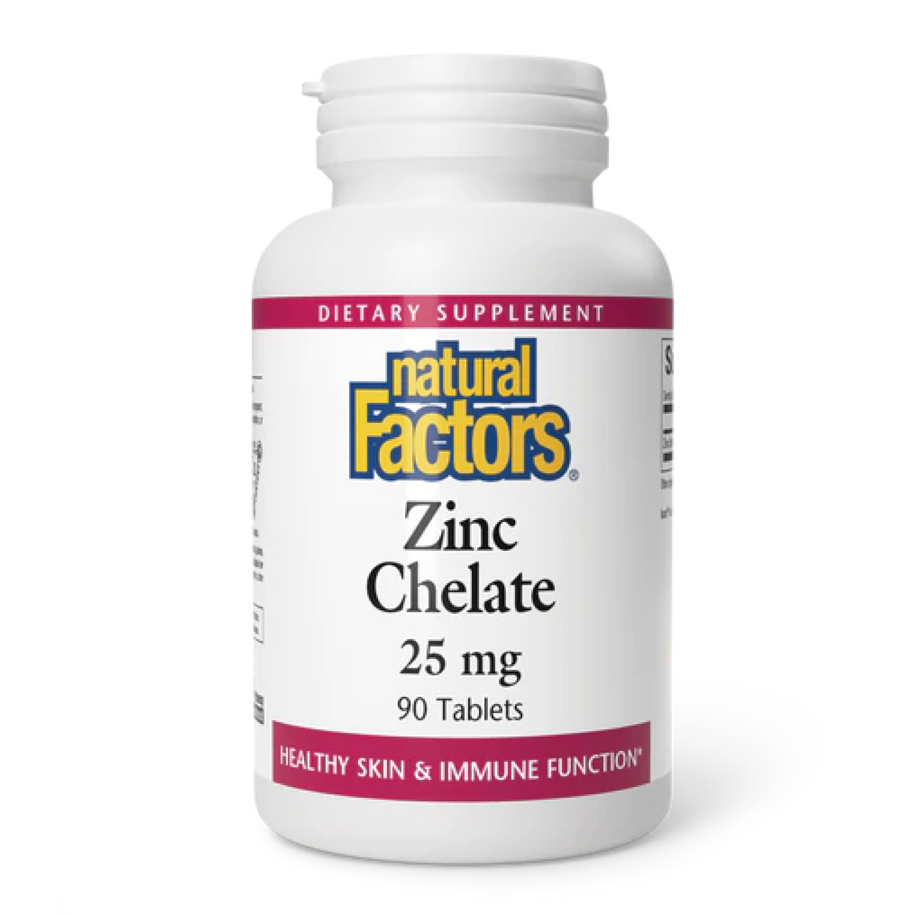 Хелатний цинк Natural Factors 25 мг, 90 таблеток